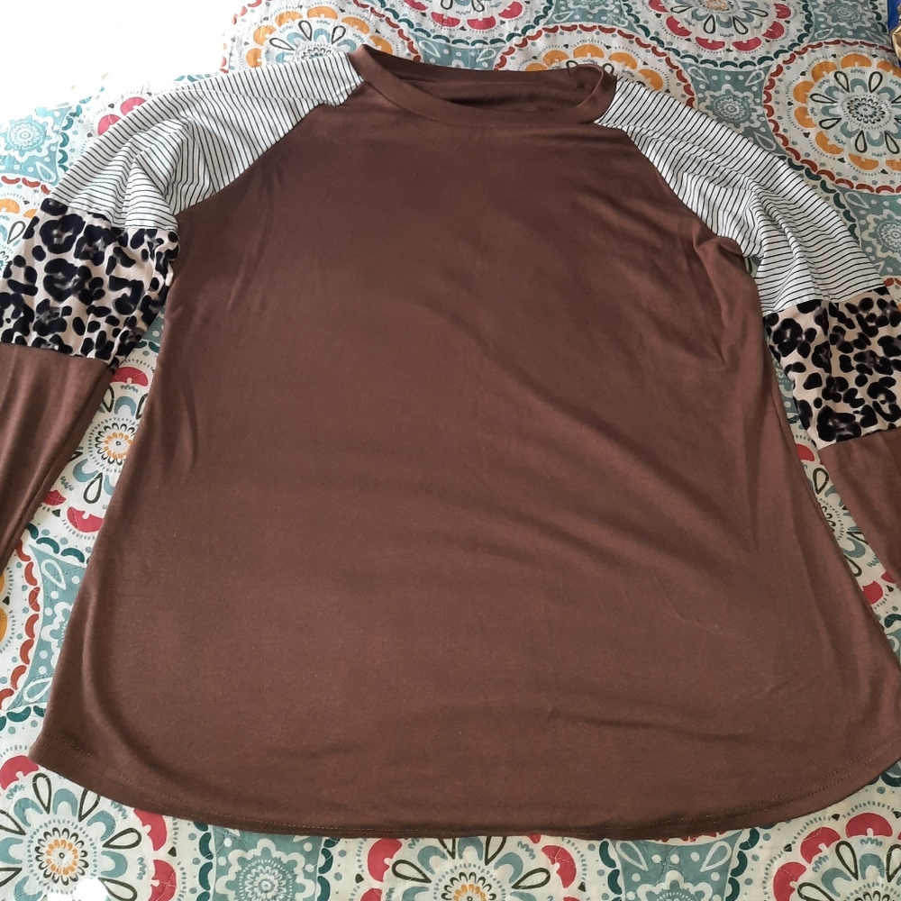 Womens XL Brown Top